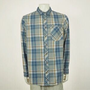 Alaskan Hardgear Bitterroot Button Down Shirt Mens LT Plaid AKHG Duluth Trading